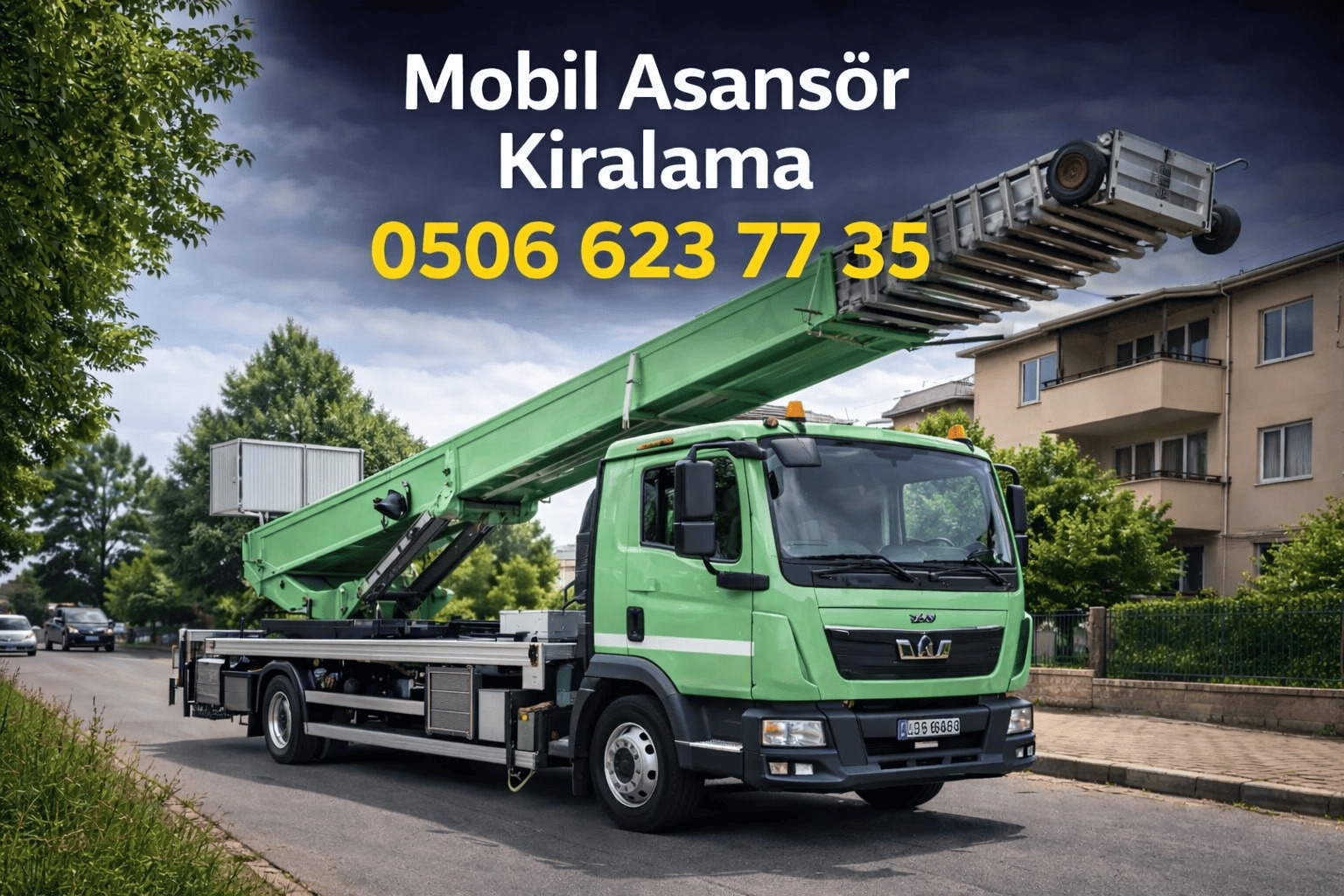 Dar sokak mobil asansör İzmir